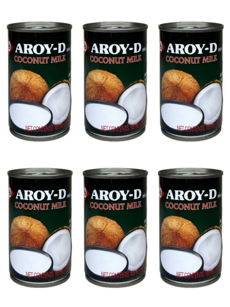 Молоко кокосовое Aroy-D 70% 18.5%, 165 мл, 6 шт