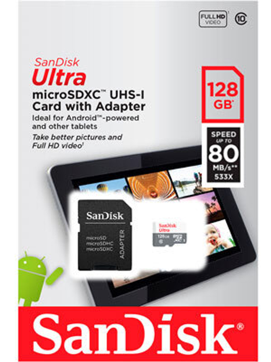 Карта памяти microSD 128 Гб