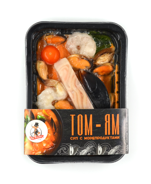 Суп Том Ям с морепродуктами с/м