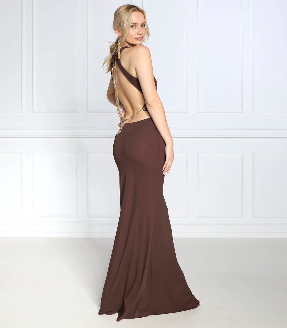 платье Elisabetta Franchi - коричневый(AB36332E2)