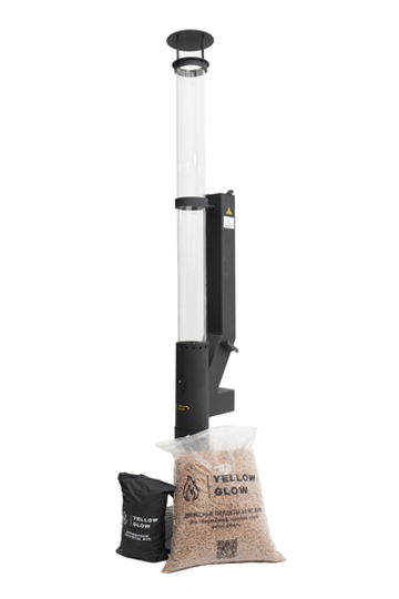 Уличный пеллетный камин-обогреватель Yellow Glow Алаид