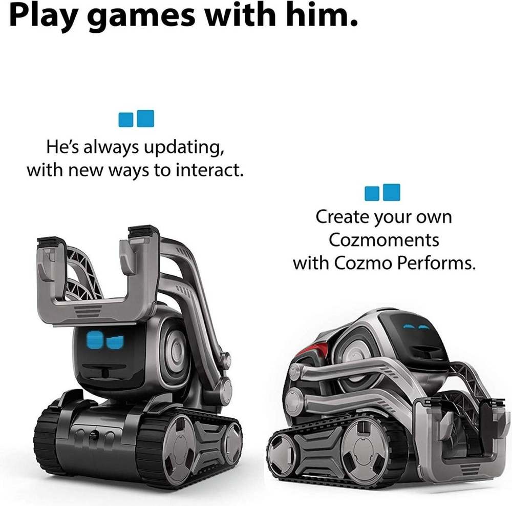 Умный робот-компаньон программируемый Anki Cozmo Liquid Metal на базе ИИ