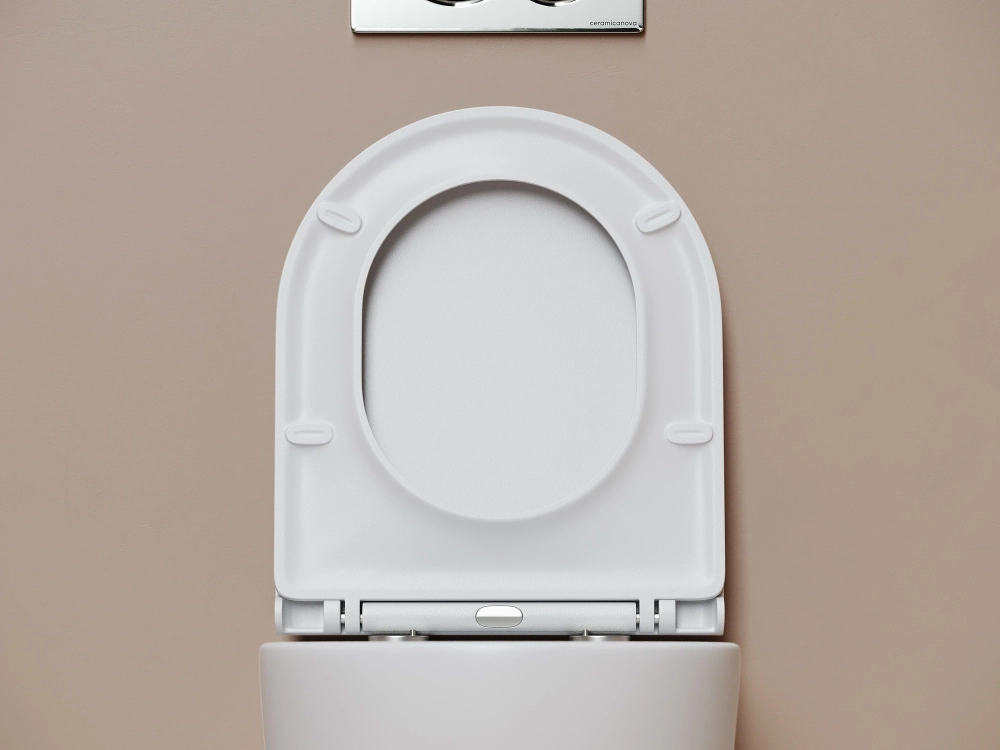 Подвесной унитаз Ceramicanova Тренд (Vogue) Торнадо безободковый CN4008TMW