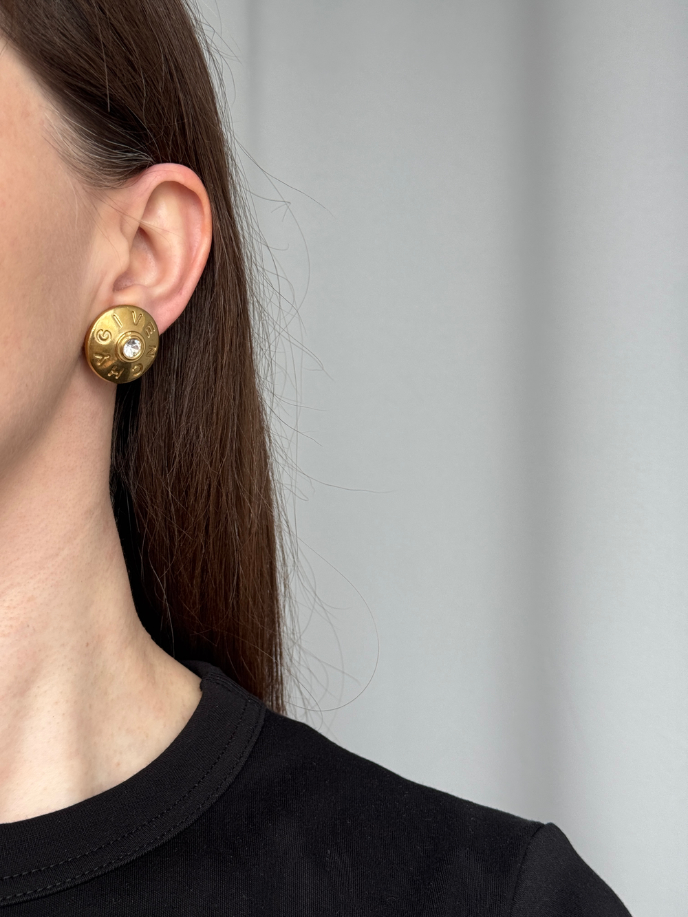 Клипсы с кристаллами Givenchy