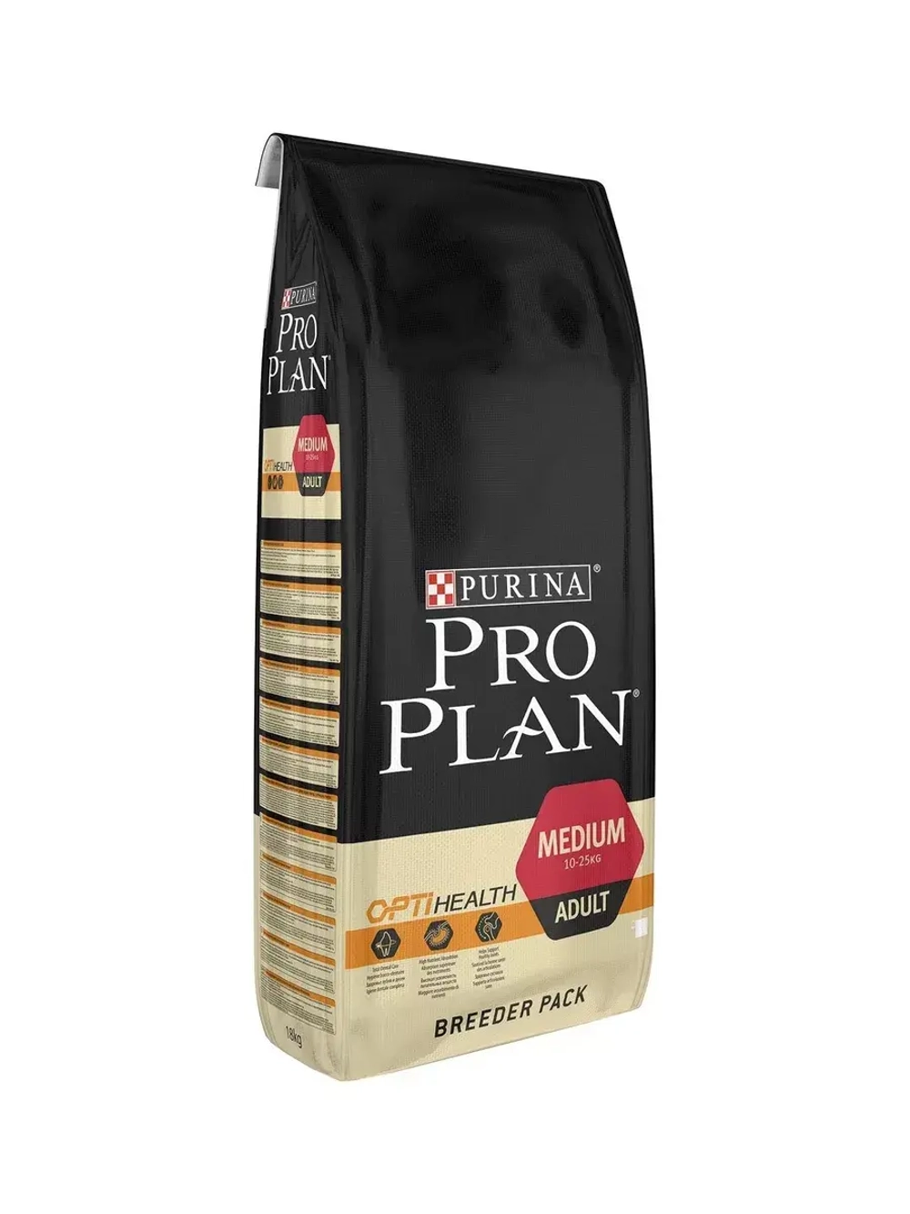 Purina PRO PLAN с комплексом OPTIHEALTH (Пурина Про План Медиум Эдалт) корм сухой для собак с курицей 18 кг.