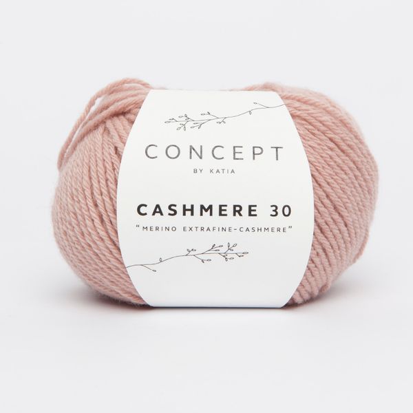 Пряжа Katia (Катя) Cashmere 30 / уп.20 мот. по 25 г, 94 м, 979.201