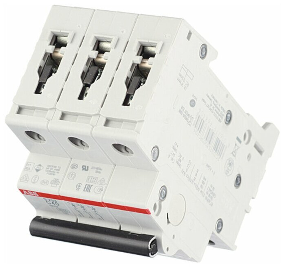 Автоматический модульный выключатель ABB 3п C S203 6кА 40А 2CDS253001R0404