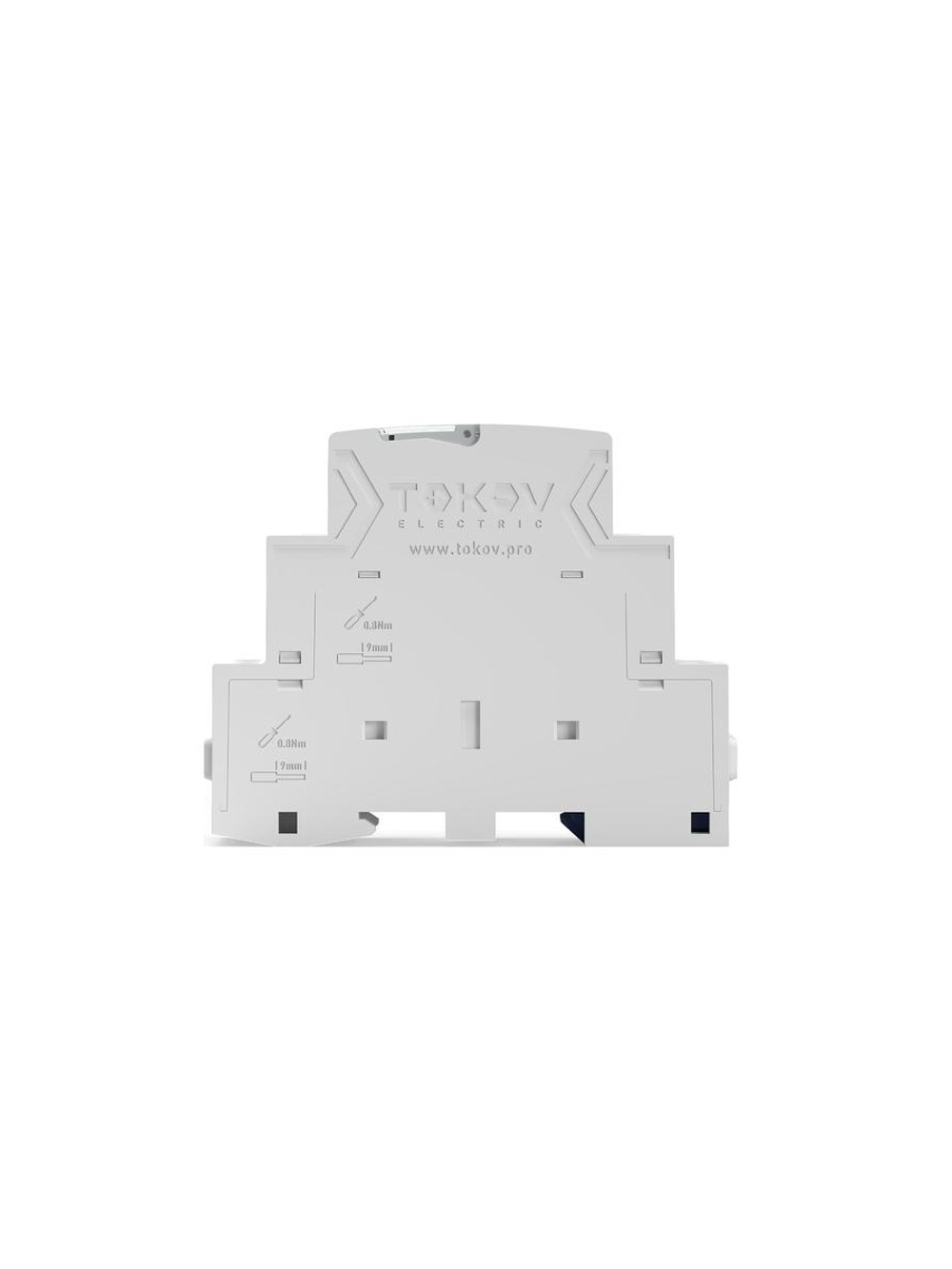 Контактор модульный 18мм 16А 230В АС 2НО PRIZMA TOKOV ELECTRIC TKE-PZ-MC-1-16-230-20