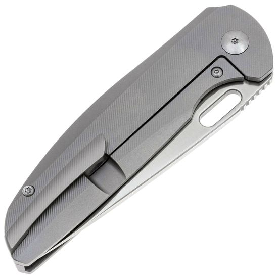 НОЖ ARTISAN CUTLERY 1852G-GY SATYR - нож складной, рукоять титан, клинок S90V