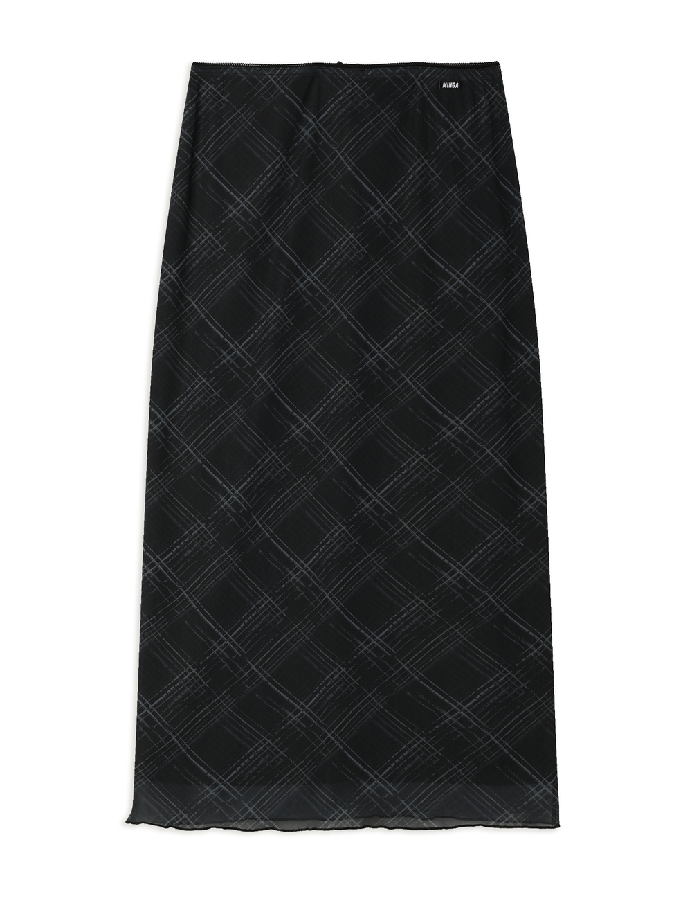 Юбка Erika Black Checked Mesh