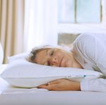 Подушка высокая IKEA LUNDTRAV (ЛУНДТРАВ), Белый, 50х80 см