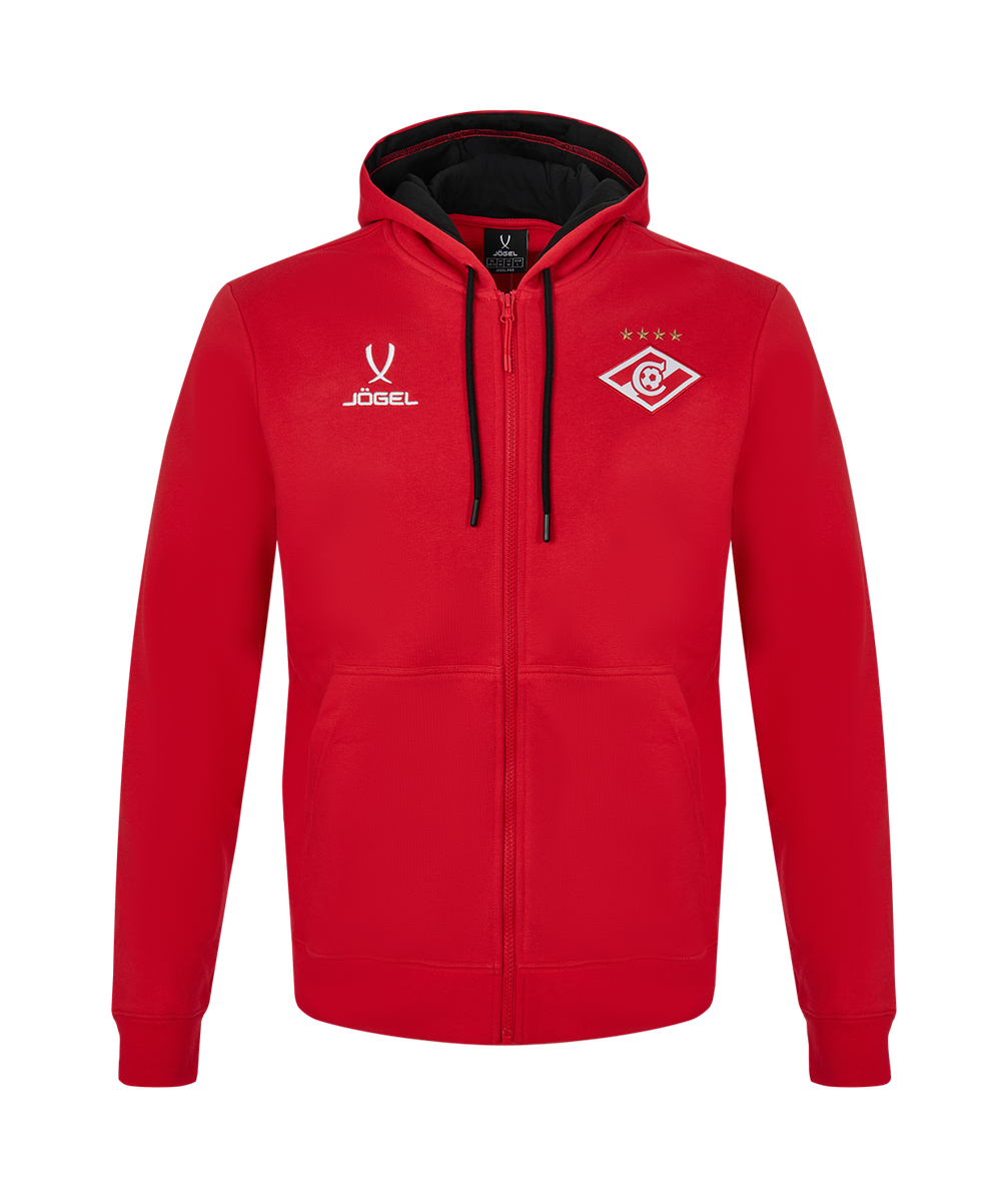 Худи на молнии JOGEL ESSENTIAL Spartak Cotton Fleece FZ Hoodie, красный, детский