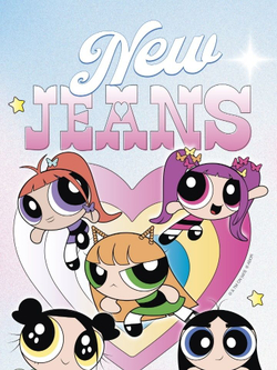 Альбом NEWJEANS - GET UP 2nd EP THE POWERPUFF GIRLS X NJ BOX RANDOM