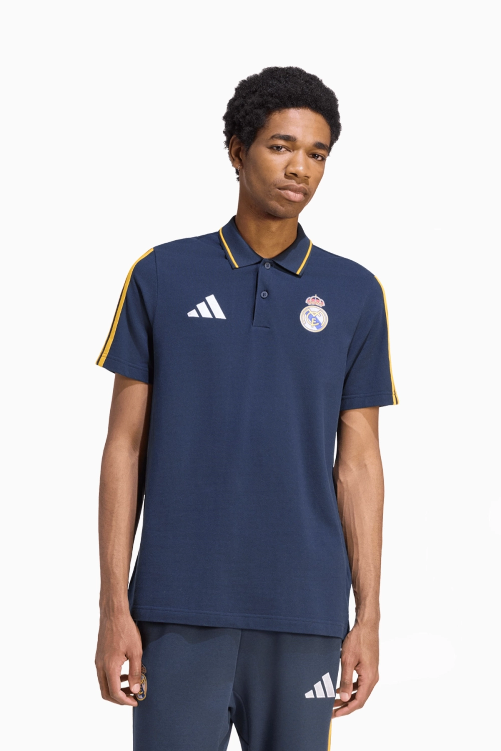 Футболка adidas Real Madrid 26/27 DNA Polo - темно-синий
