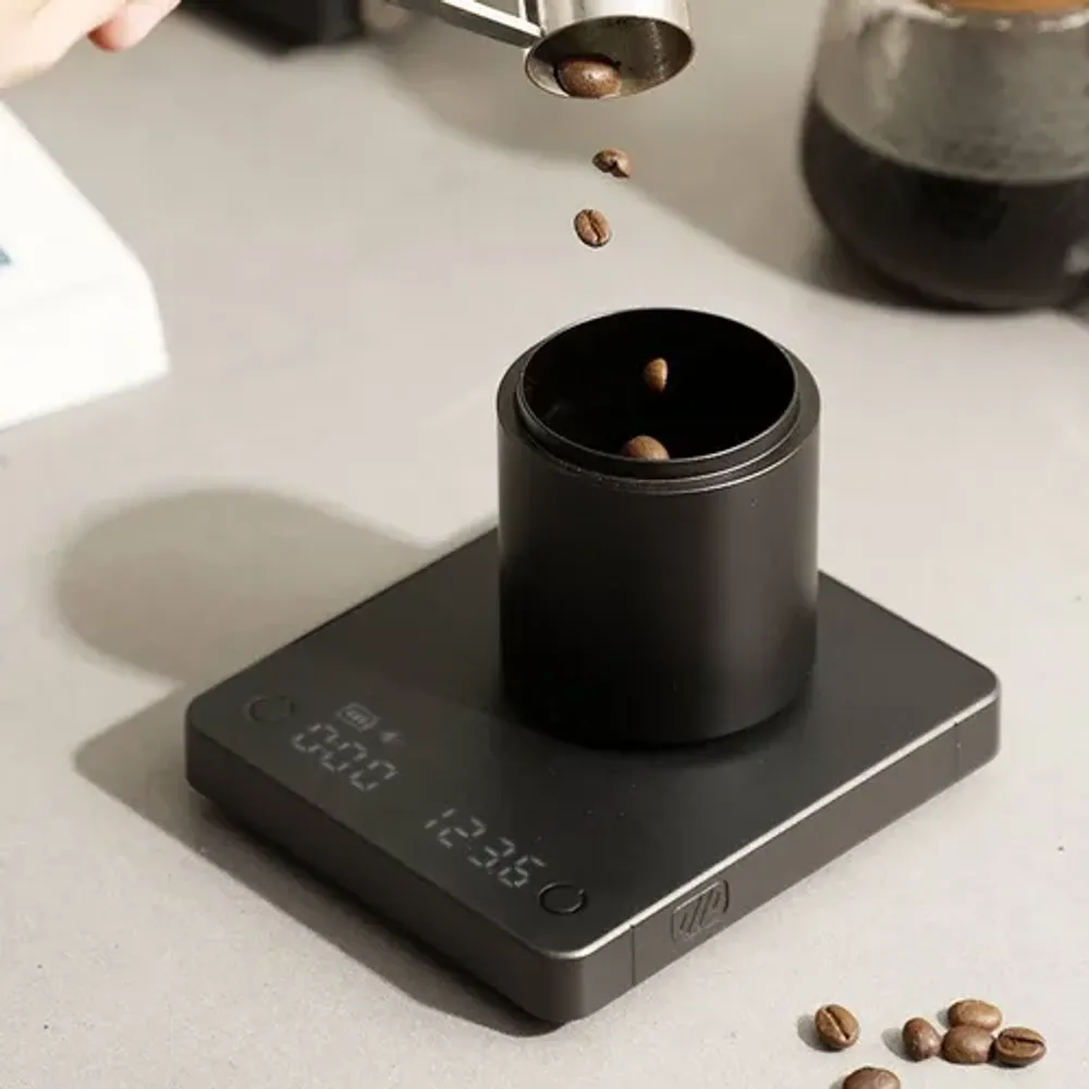 Весы кофейные портативные MINI SCALE (POUR-OVER&ESPRESSO) черные 0,2-2000гр батарея 1800mAH ZeroHero