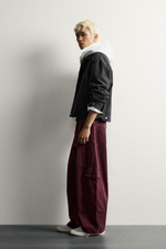 КУРТКА УКОРОЧЕННОГО КРОЯ С МЕТАЛЛИЧЕСКИМИ ЗАСТЕЖКАМИ — ZARA