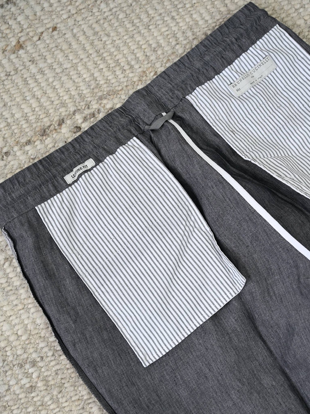 Льняной костюм Brunello Cucinelli