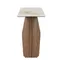 Консоль Shelf, 150х80х50 см, глянцевая керамика Toscane, натуральный шпон ореха