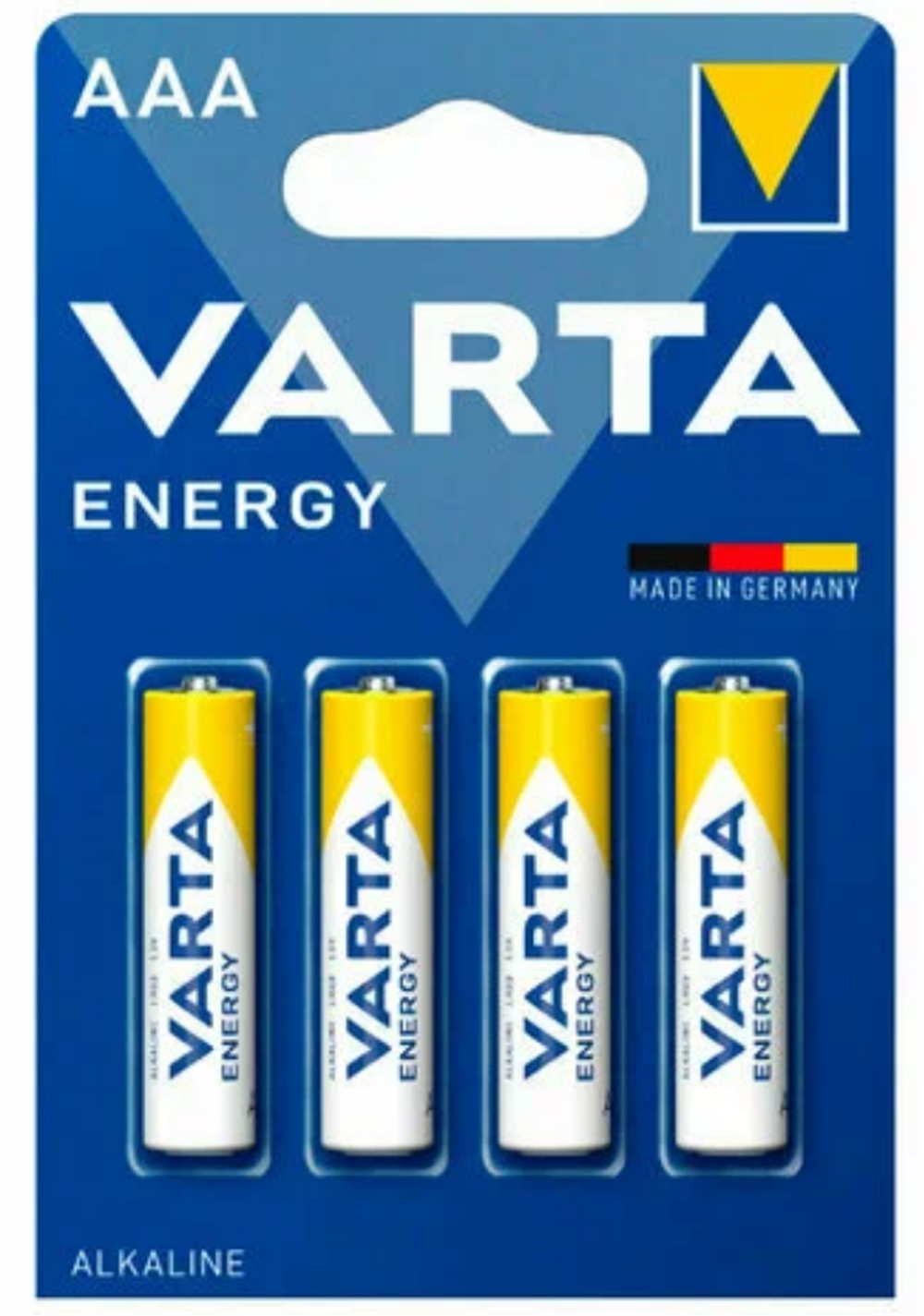 Батарейка алкалиновая AAA/LR03 Varta 4103 Energy