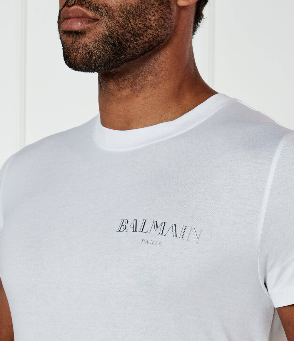 Футболка VINTAGE Balmain - белый(EH1EF000 GD84)