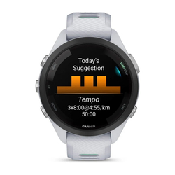 Смарт-часы Garmin Forerunner 265S 27.5мм 1.1" AMOLED корп.белый рем.белый (010-02810-14)