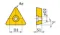 Поворотные режущие пластины Optimum ISO TCMT110204