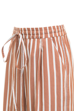 “Relaxed cotton” Брюки в пижамном стиле с кантом.