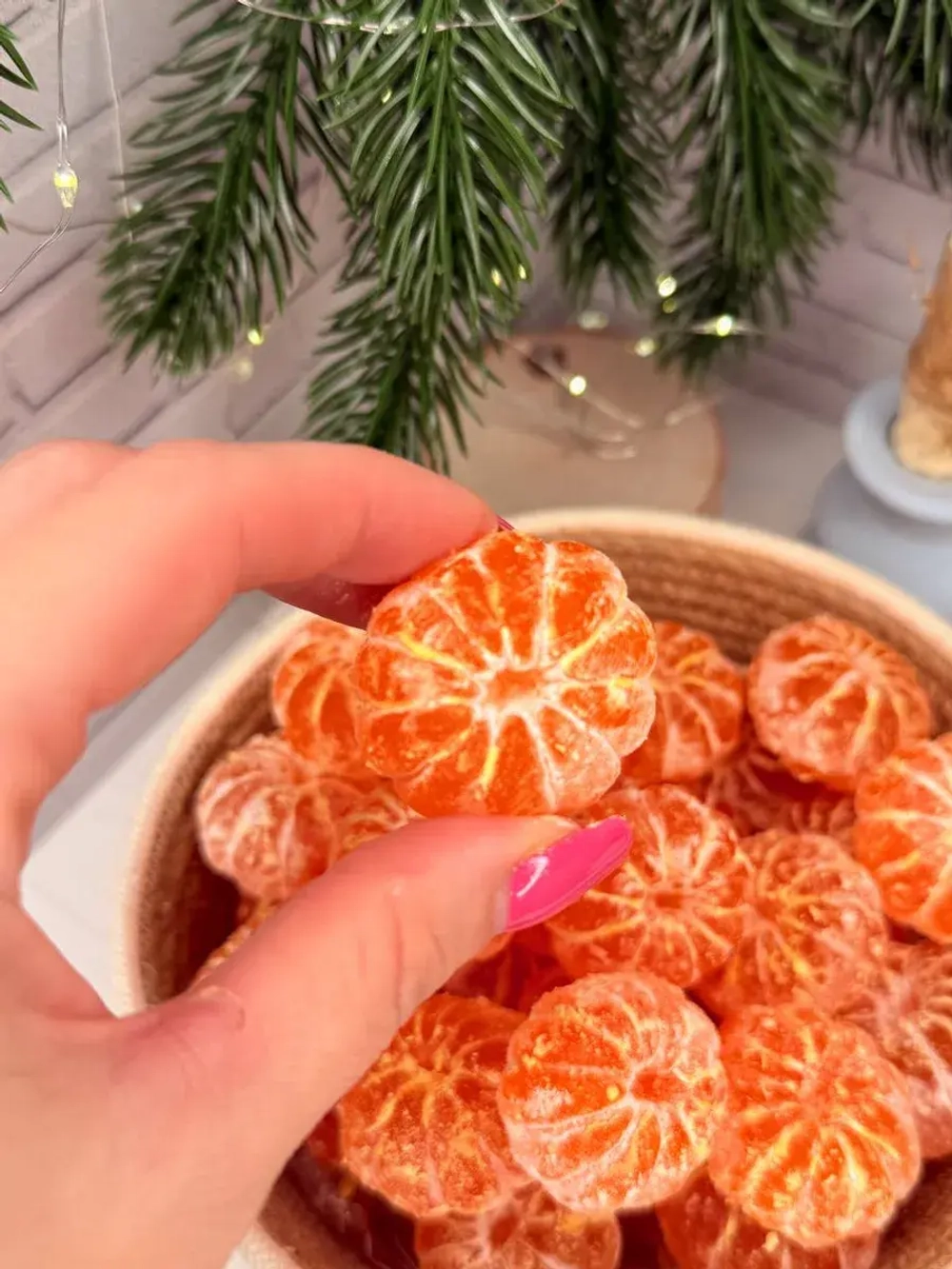 мандарины из мыла 5 штук
