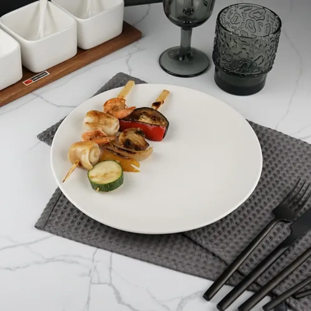 Тарелка d 25,5 см h2,7 см без борта белая фарфор P.L. Proff Cuisine [6]
