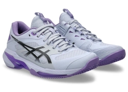 Женские Кроссовки теннисные Asics Solution Speed FF 4 Clay Night Energy - blue fade/gunmetal