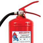 Огнетушитель порошковый ОП-5, АВСЕ(твердые в-ва, горючие жидкости и газы, электрооборудование до 1000В) закачной, в индивид. коробе, МЕЛАНТИ, ОП-5 АВСЕ