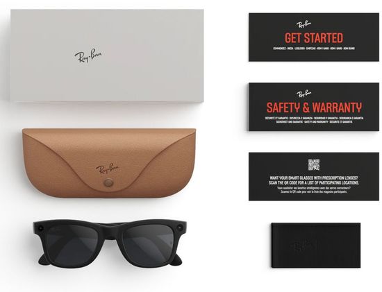 Умные очки Ray-Ban Gen 2 Wayfarer, 53, L, Transition Graphite, Matte Black