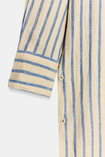 ПЛАТЬЕ-РУБАШКА В ПОЛОСКУ ИЗ 100% ЛЬНА — ZW COLLECTION — ZARA