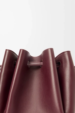 Loewe Большая сумка Madrid из мягкой телячьей кожи, бургунди