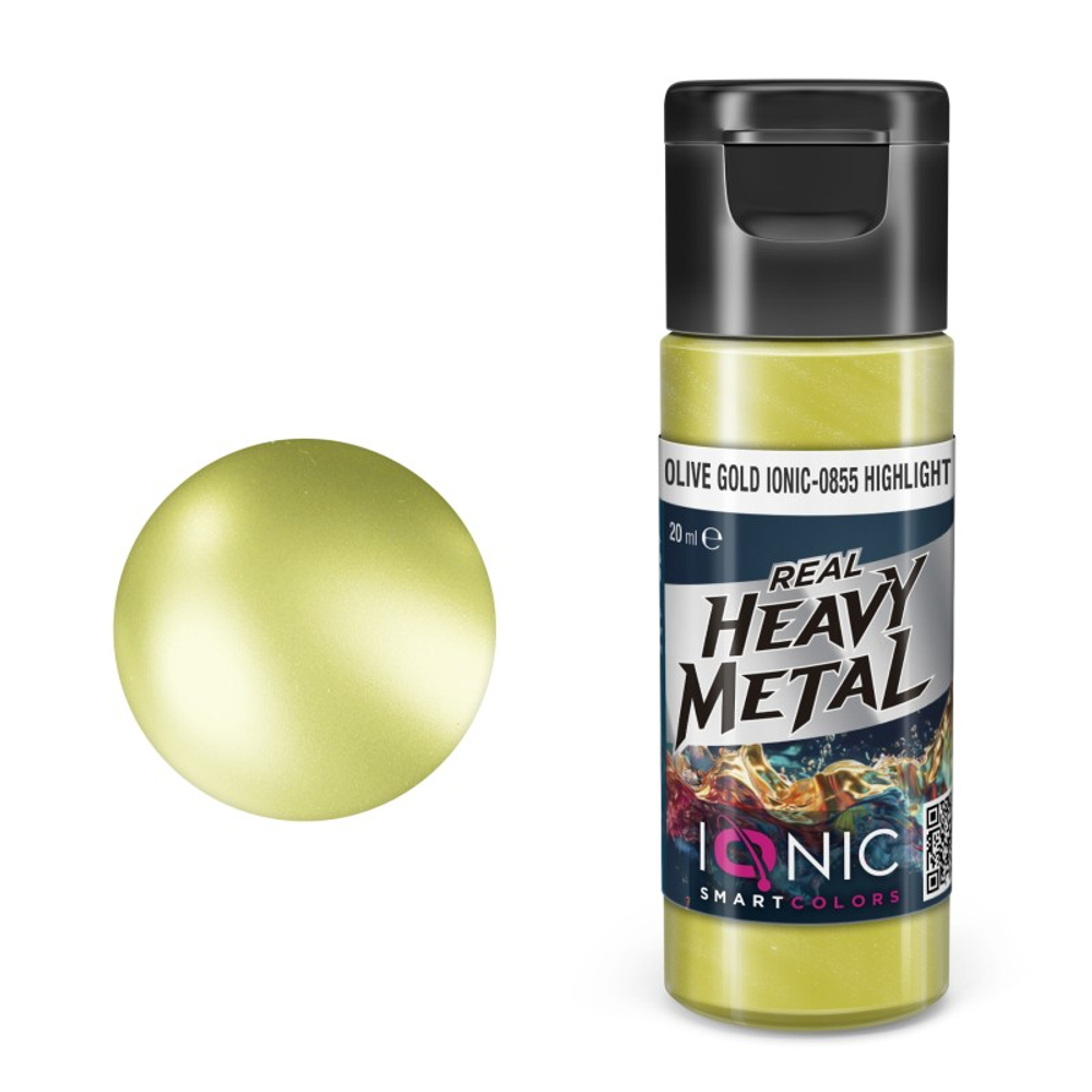 Краска Olive Gold Highlight - Ionic Real Heavy Metal, 20мл