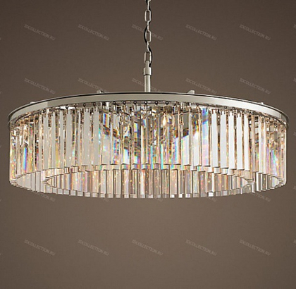 Люстра RHYS CLEAR GLASS PRISM ROUND Restoration Hardware