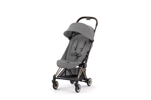 Коляска прогулочная Cybex Coya, Mirage Grey шасси Rose Gold