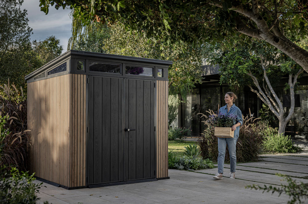 Садовый сарай Keter Signature Vertical Pent 7x7 brown