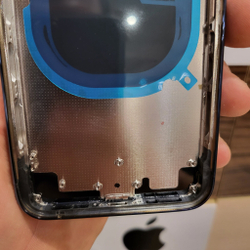 Корпус для iPhone X в стиле iPhone 14Pro (цвет: Blue - Небесно-Голубой)