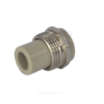 Штуцер PP-R комбинированный серый Дн 20х3/4" НР VALFEX 10137120Г