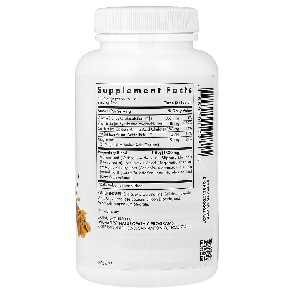 Michael's Health, Lung Factors, 120 вегетарианских таблеток