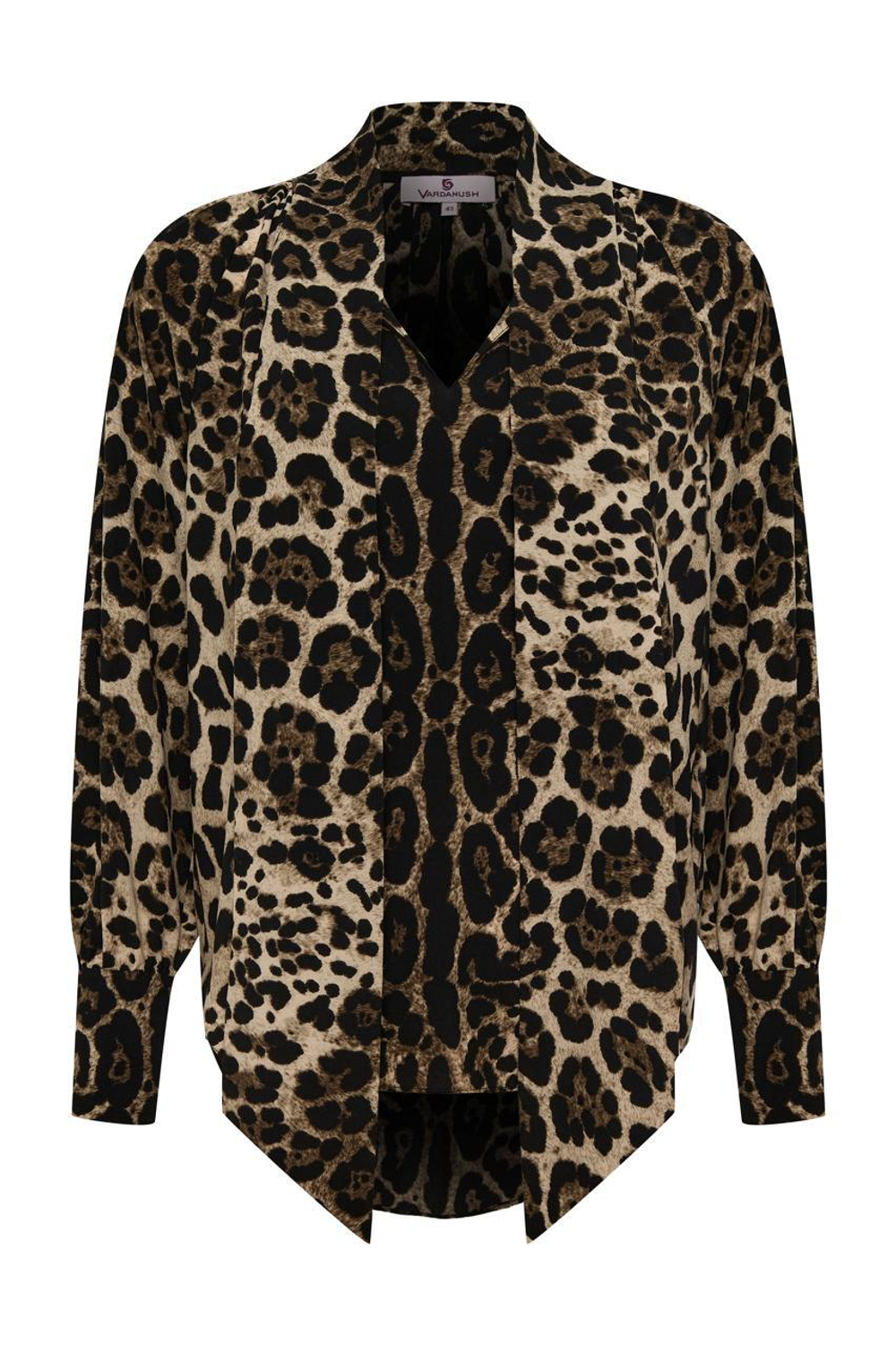 Блузка "Scarf" Leopard