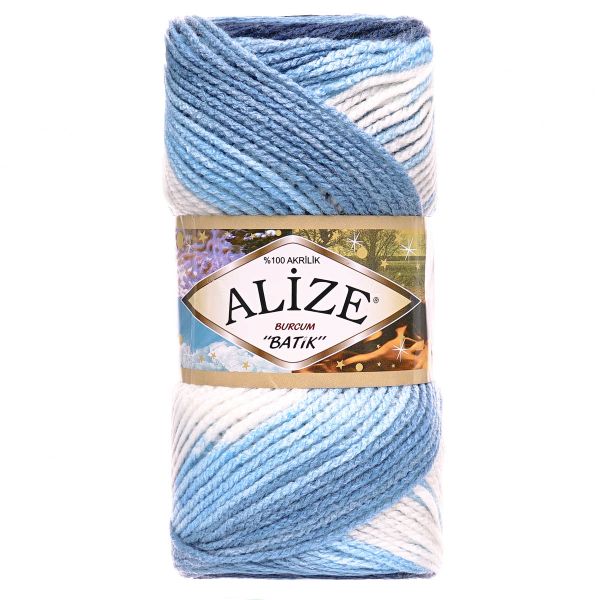 Пряжа Alize (Ализе) Burcum Batik / уп.5 мот. по 100 г, 210м, 1899 секционный A