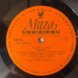 Винтажная виниловая пластинка LP Livin Blues, Blue Breeze (Польша 1978)