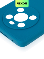 Чехол BROSCORP для Honor X9 (арт. HW-HX9-COLOURFUL-BLUE)