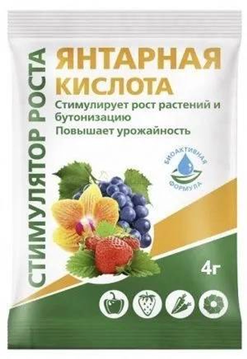 БИО МАСТЕР Янтарная кислота 4г  *150