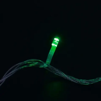 Гирлянда для дома 5,5м 50 ламп LED прозрач.пров.,8 реж, IP-20, Зелёный
