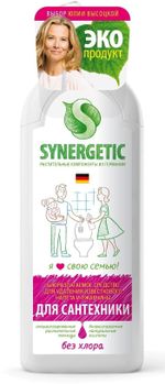 Средство для удаления ржавчины и известкового налета 1 л SYNERGETIC, биоразлагаемое, гель, 104100