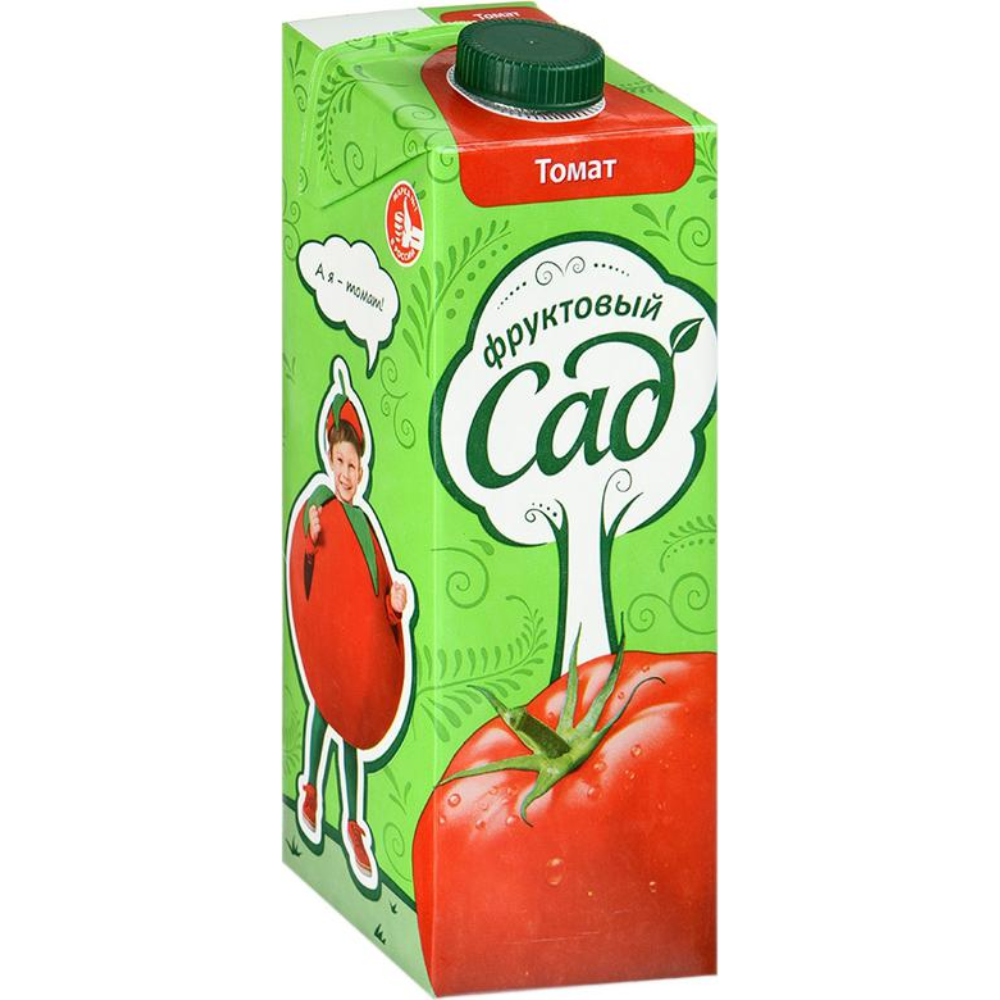 Сок натуральный Фруктовый Сад Томат 0,95 л