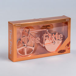 Нож для пиццы из нержавеющей стали the fixie, медный